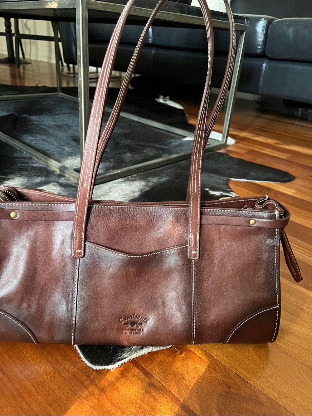 Cavalcanti Brown Leather Shoulder Bag